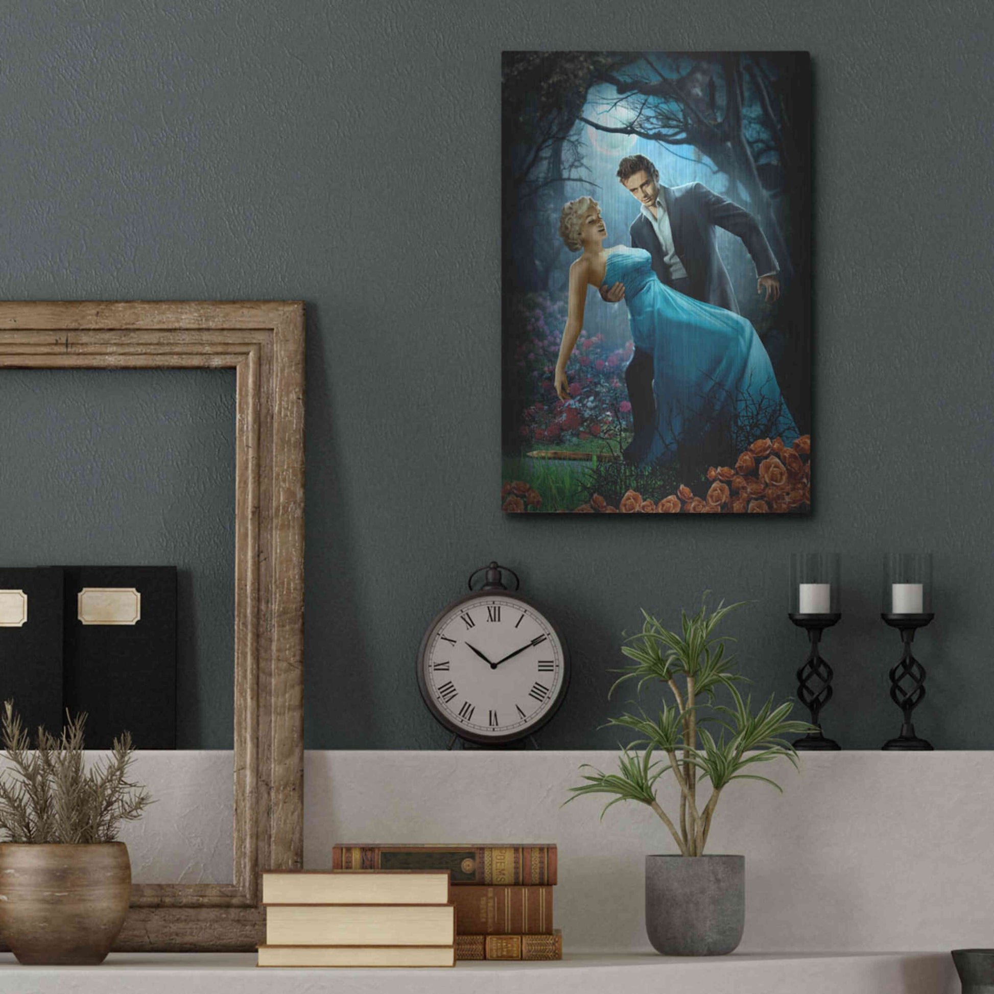 Luxe Metal Art 'Twilight' by JJ Brando, Metal Wall Art,12x16