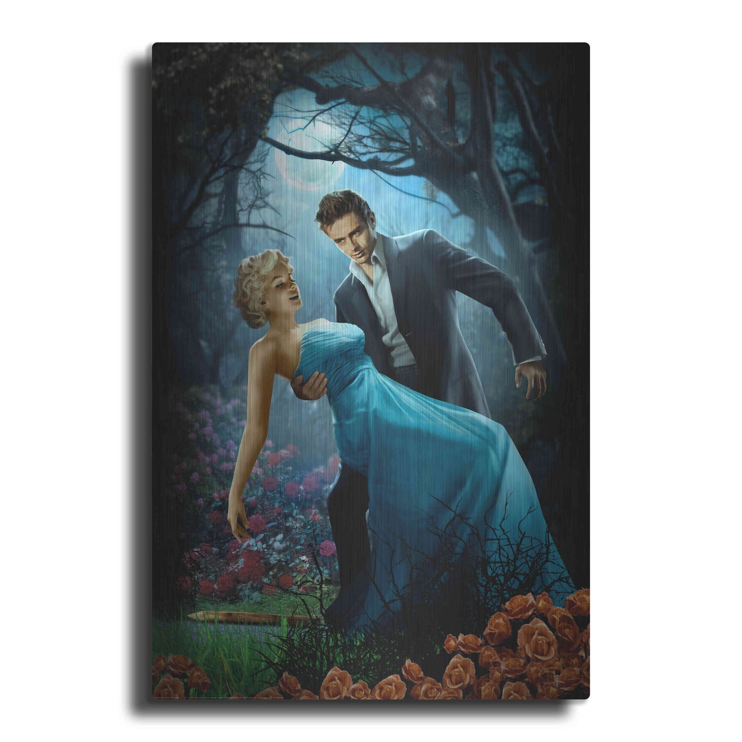 Luxe Metal Art 'Twilight' by JJ Brando, Metal Wall Art