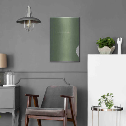 Luxe Metal Art 'Open Mind' by JJ Brando, Metal Wall Art,16x24