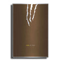 Luxe Metal Art 'Howl At This' by JJ Brando, Metal Wall Art