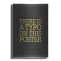 Luxe Metal Art 'Typo' by JJ Brando, Metal Wall Art