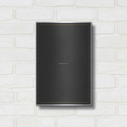 Luxe Metal Art 'Minimal Art' by JJ Brando, Metal Wall Art,12x16