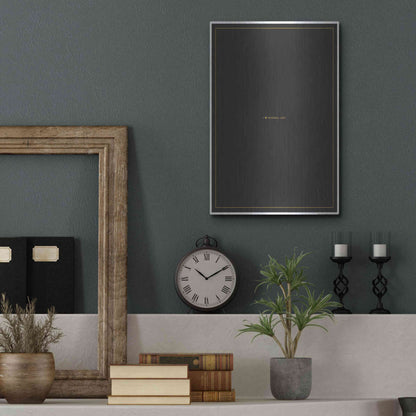 Luxe Metal Art 'Minimal Art' by JJ Brando, Metal Wall Art,12x16