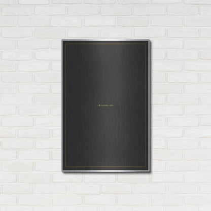 Luxe Metal Art 'Minimal Art' by JJ Brando, Metal Wall Art,24x36