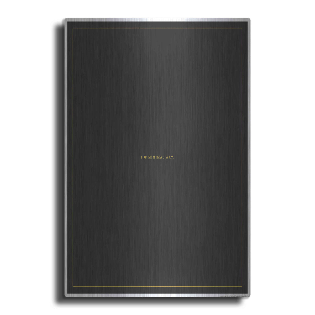 Luxe Metal Art 'Minimal Art' by JJ Brando, Metal Wall Art