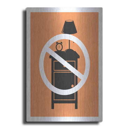 Luxe Metal Art 'No One Night Stand' by JJ Brando, Metal Wall Art