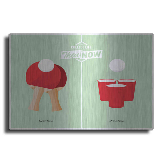 Luxe Metal Art 'Pong' by JJ Brando, Metal Wall Art