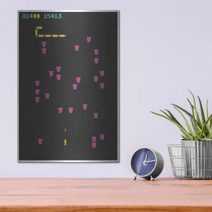 Luxe Metal Art 'Beer Snake' by JJ Brando, Metal Wall Art,12x16