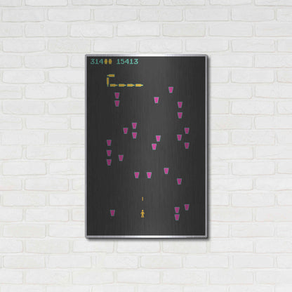 Luxe Metal Art 'Beer Snake' by JJ Brando, Metal Wall Art,24x36