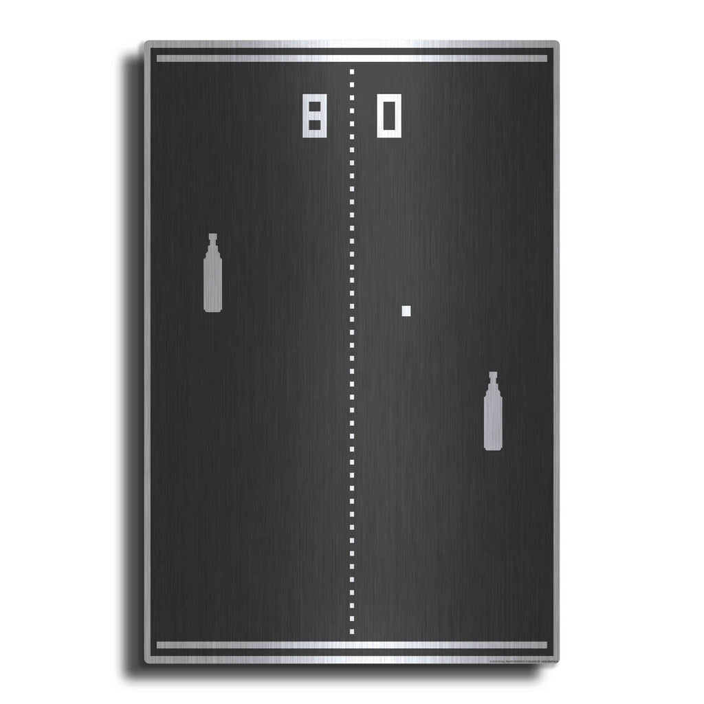 Luxe Metal Art 'New Pong' by JJ Brando, Metal Wall Art