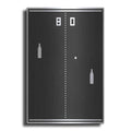 Luxe Metal Art 'New Pong' by JJ Brando, Metal Wall Art