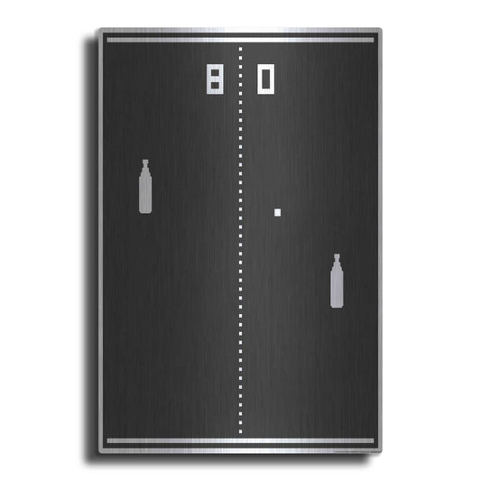 Luxe Metal Art 'New Pong' by JJ Brando, Metal Wall Art