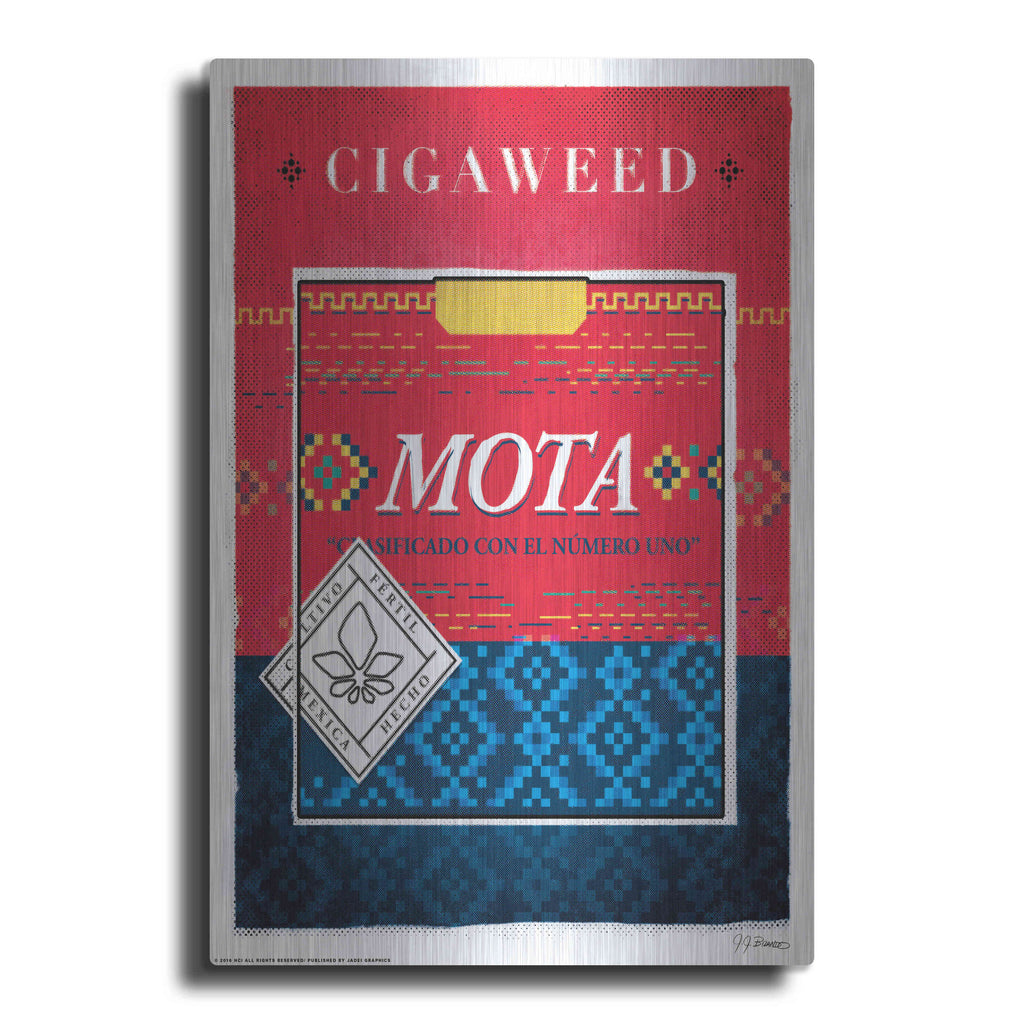 Luxe Metal Art 'Mota' by JJ Brando, Metal Wall Art