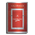 Luxe Metal Art 'Panama Red' by JJ Brando, Metal Wall Art