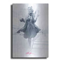 Luxe Metal Art 'Marilyn In The City Pink' by JJ Brando, Metal Wall Art
