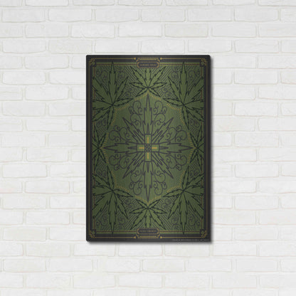 Luxe Metal Art '420 Green' by JJ Brando, Metal Wall Art,24x36