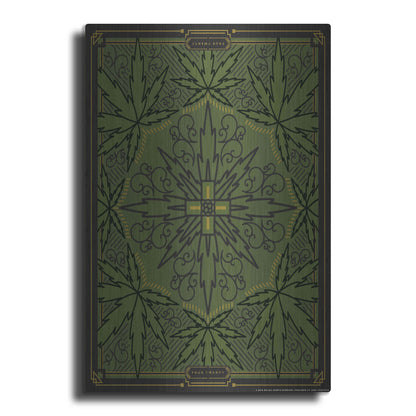 Luxe Metal Art '420 Green' by JJ Brando, Metal Wall Art