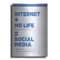 Luxe Metal Art 'Social Media' by JJ Brando, Metal Wall Art