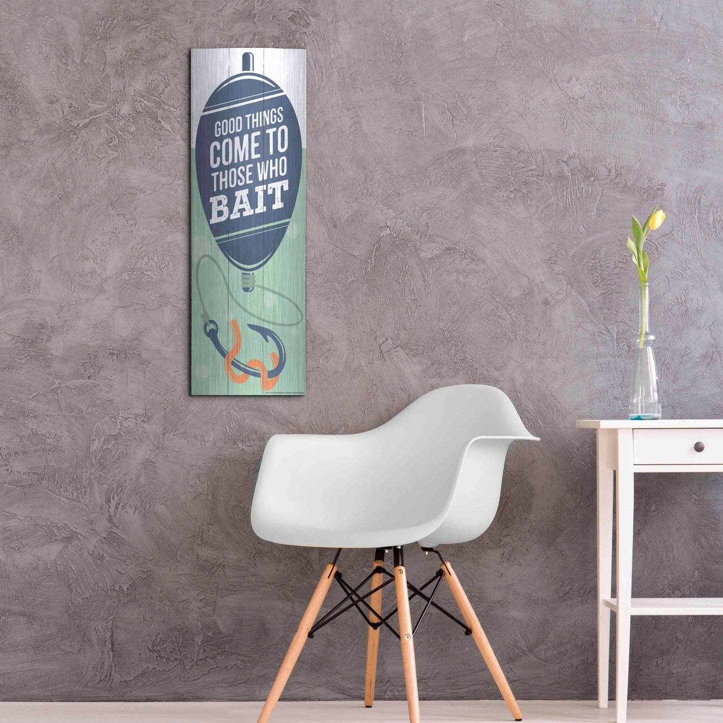 Luxe Metal Art 'Good Things' by JJ Brando, Metal Wall Art,12x36