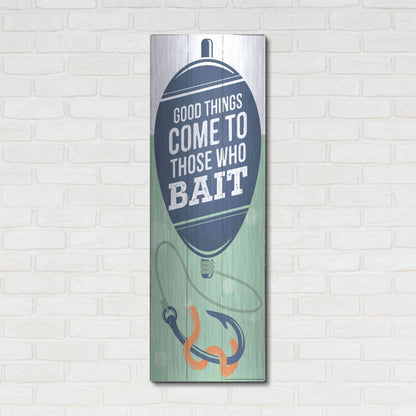 Luxe Metal Art 'Good Things' by JJ Brando, Metal Wall Art,16x48