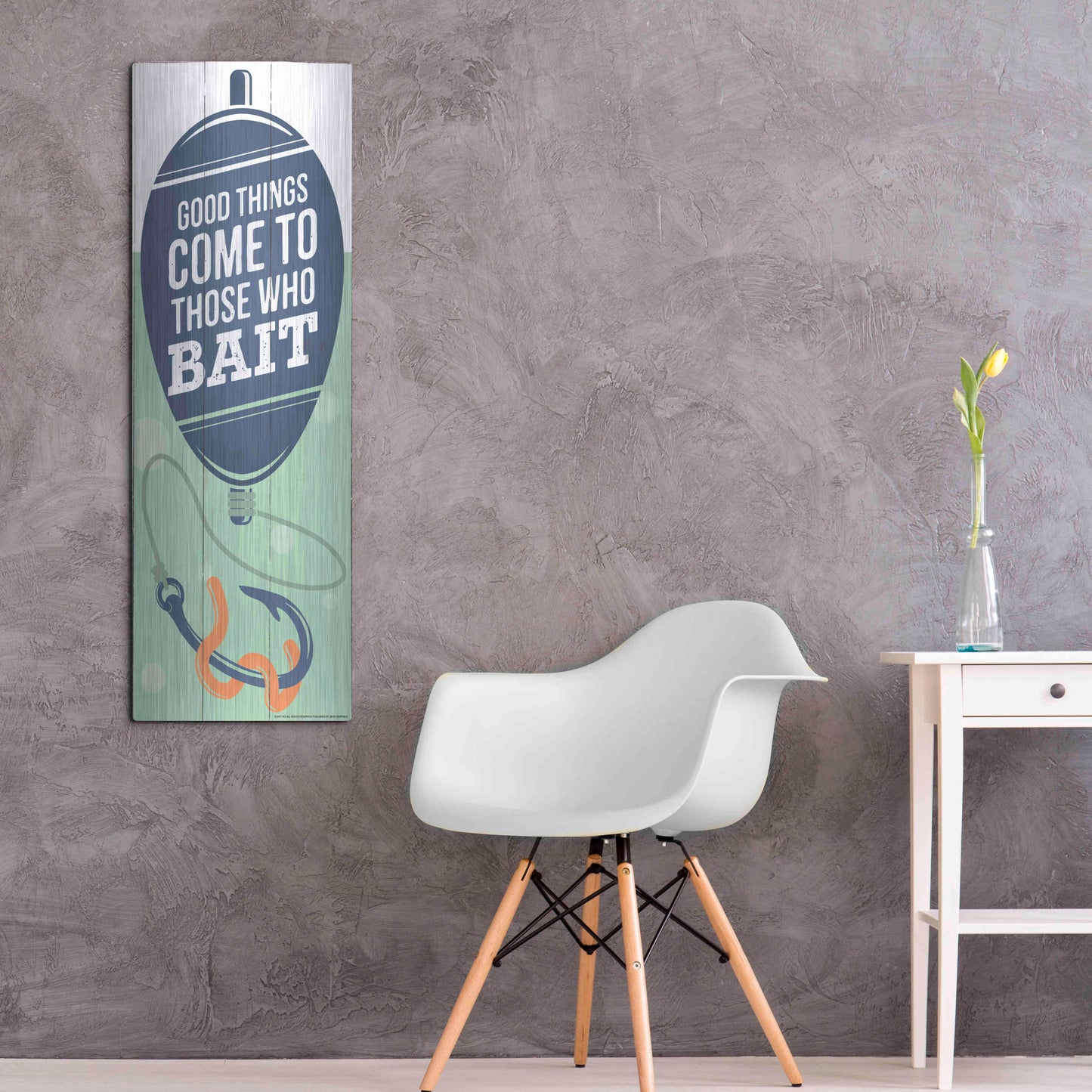 Luxe Metal Art 'Good Things' by JJ Brando, Metal Wall Art,16x48