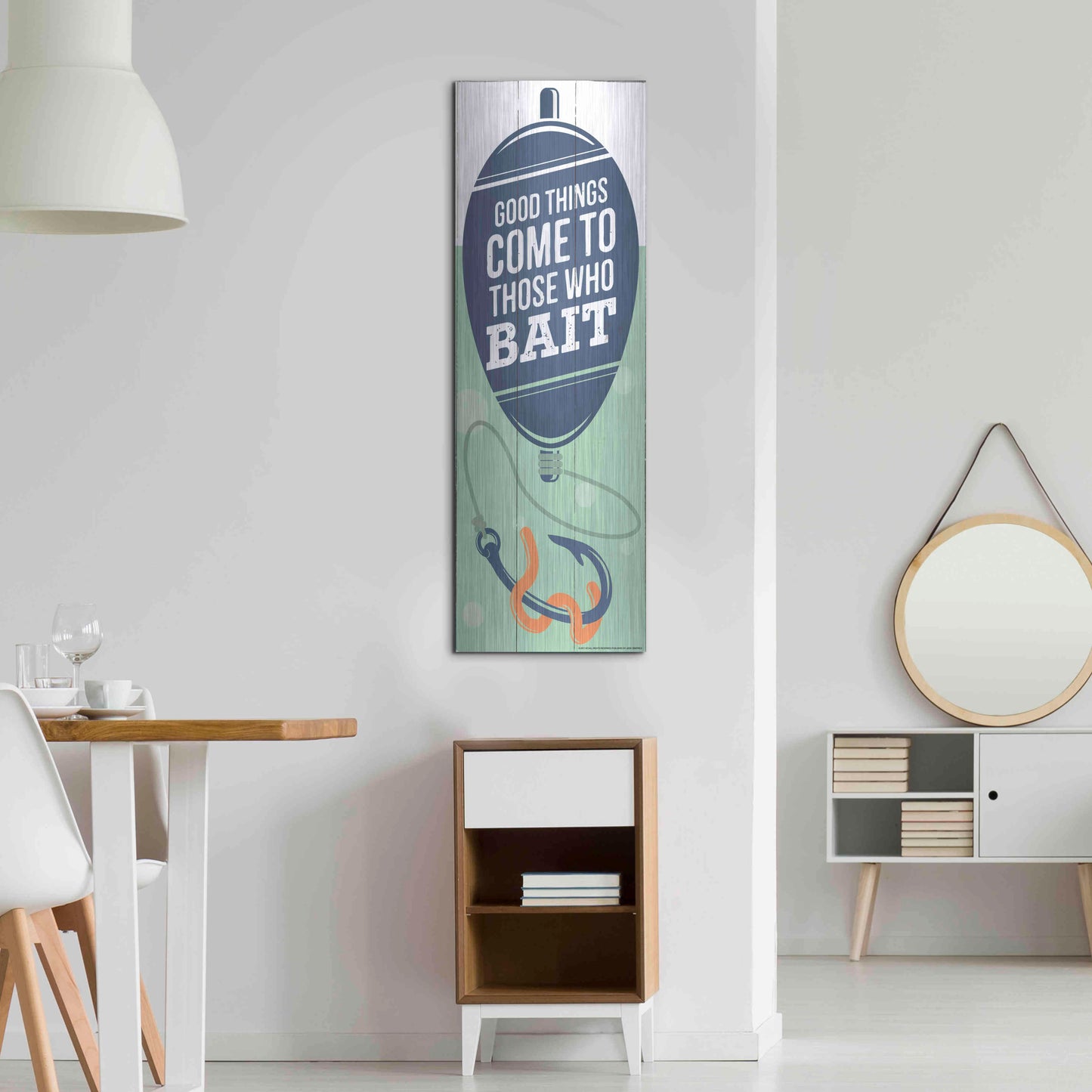 Luxe Metal Art 'Good Things' by JJ Brando, Metal Wall Art,16x48