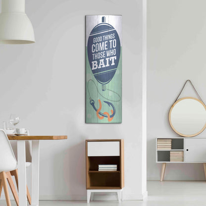 Luxe Metal Art 'Good Things' by JJ Brando, Metal Wall Art,16x48