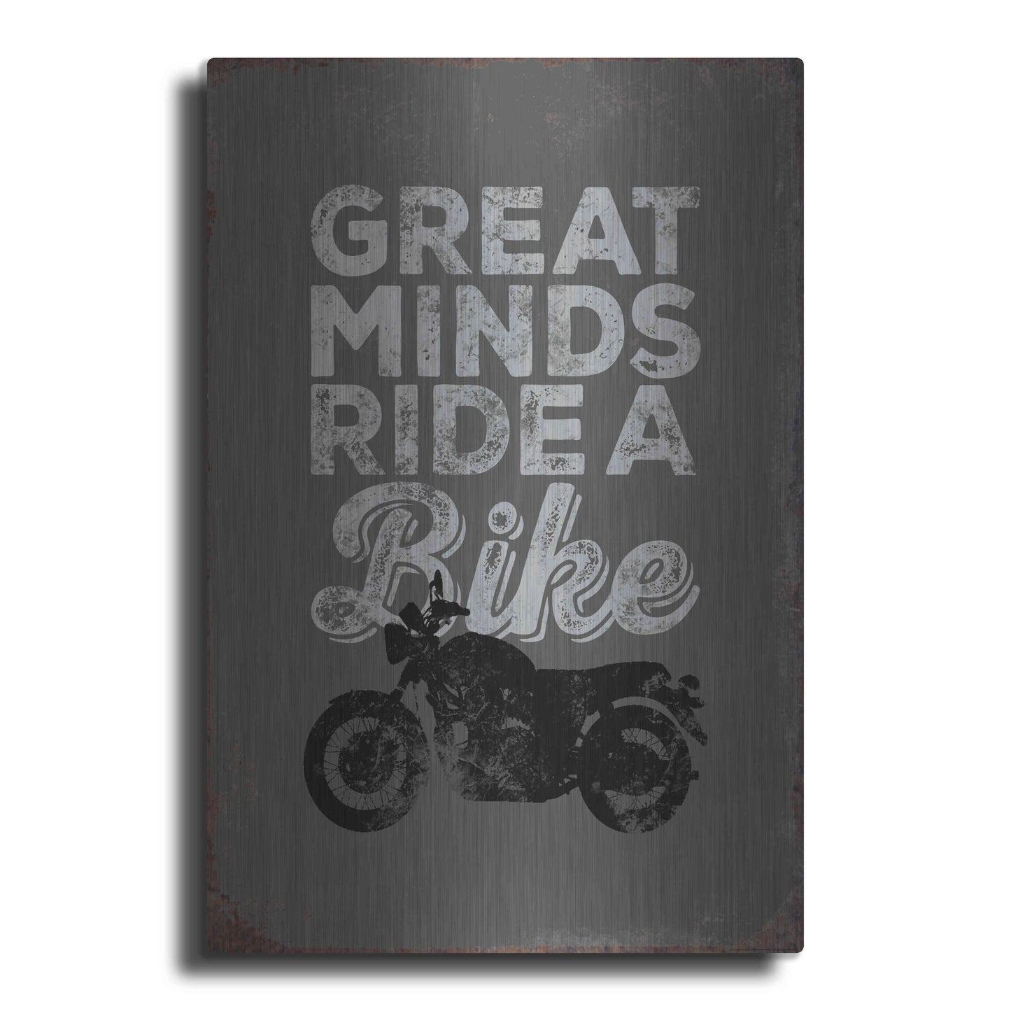 Luxe Metal Art 'Great Minds' by JJ Brando, Metal Wall Art