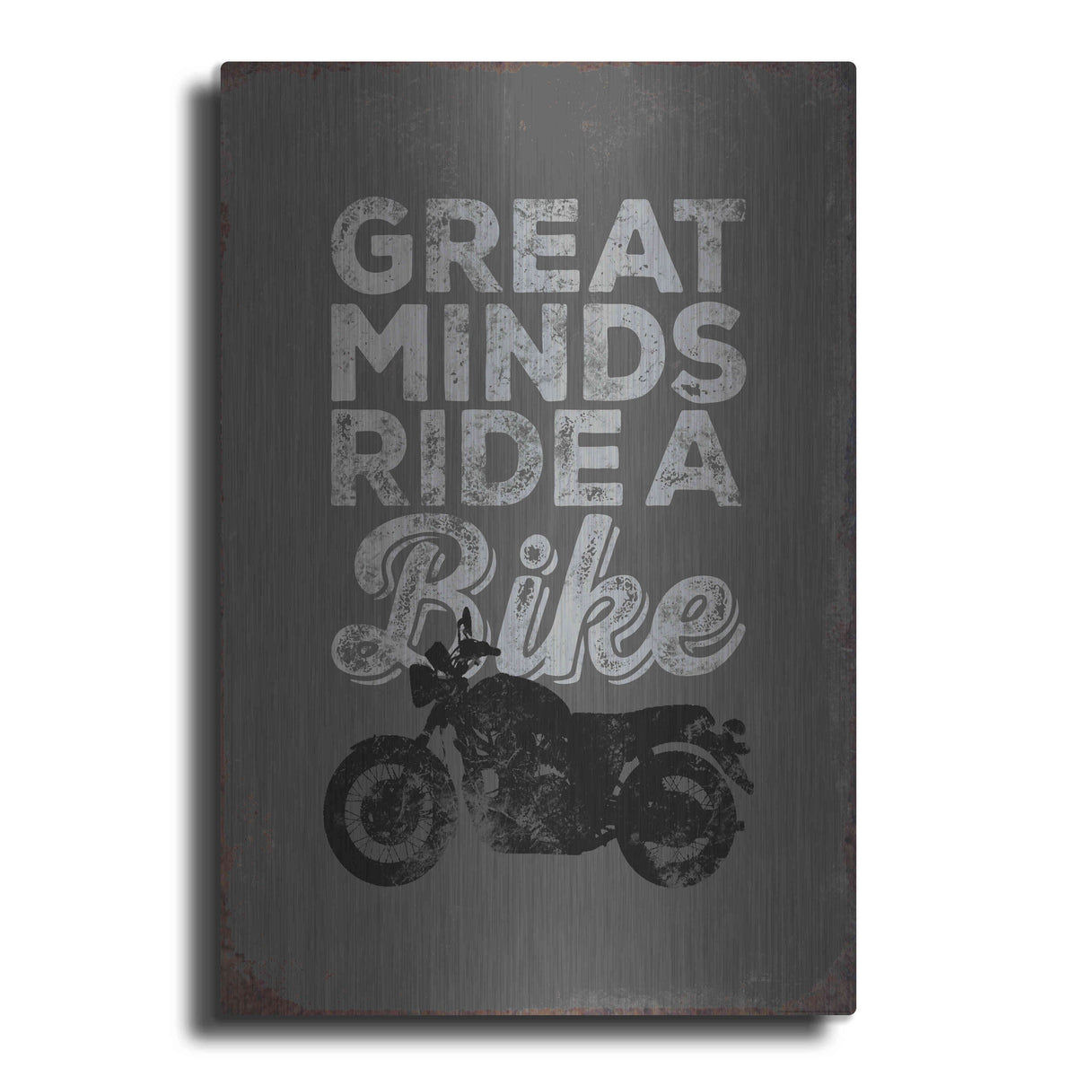 Luxe Metal Art 'Great Minds' by JJ Brando, Metal Wall Art
