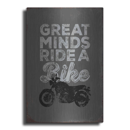 Luxe Metal Art 'Great Minds' by JJ Brando, Metal Wall Art