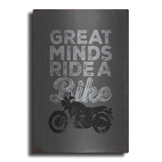 Luxe Metal Art 'Great Minds' by JJ Brando, Metal Wall Art