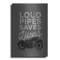 Luxe Metal Art 'Loud Pipes' by JJ Brando, Metal Wall Art