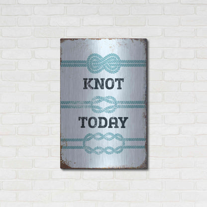 Luxe Metal Art 'Knot Today' by JJ Brando, Metal Wall Art,24x36