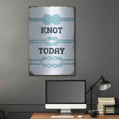 Luxe Metal Art 'Knot Today' by JJ Brando, Metal Wall Art,24x36