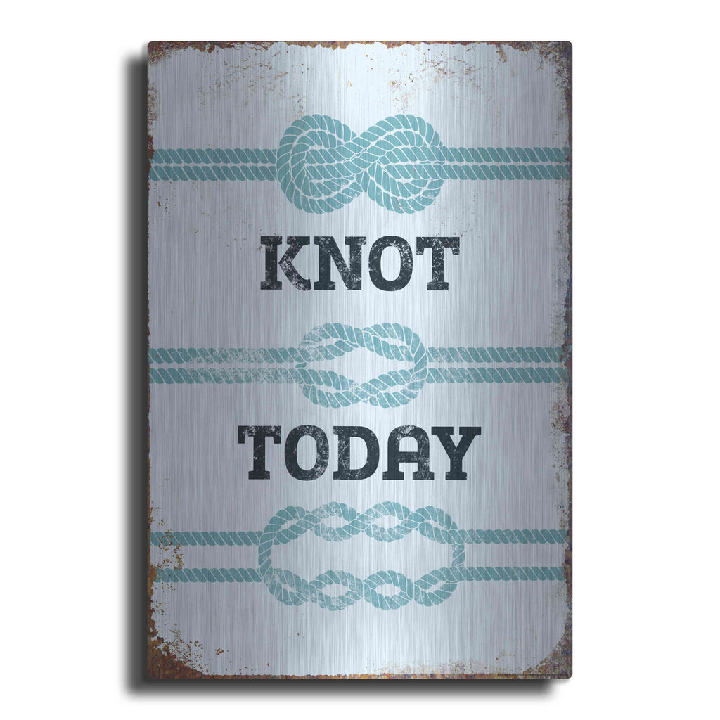 Luxe Metal Art 'Knot Today' by JJ Brando, Metal Wall Art