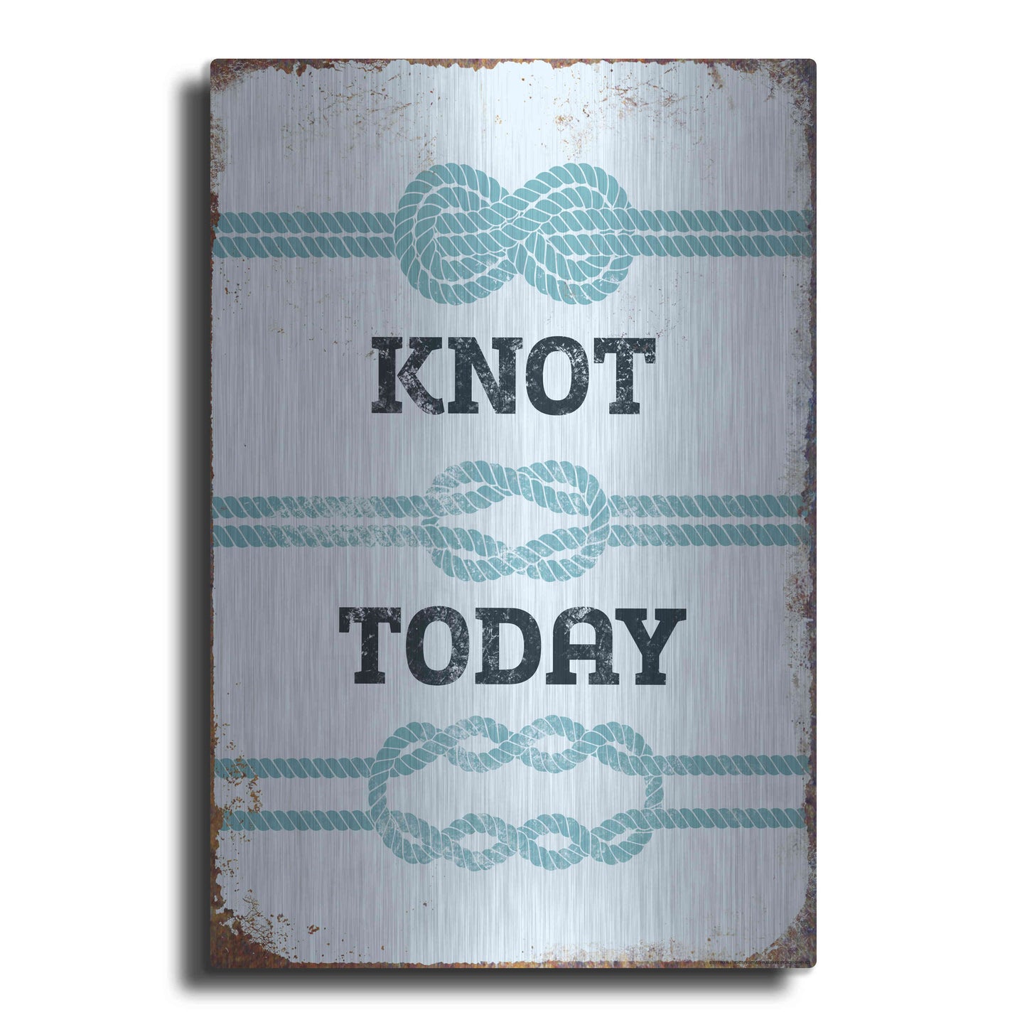 Luxe Metal Art 'Knot Today' by JJ Brando, Metal Wall Art