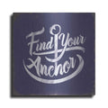 Luxe Metal Art 'Find Anchor' by JJ Brando, Metal Wall Art