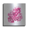 Luxe Metal Art 'Red Coral' by JJ Brando, Metal Wall Art