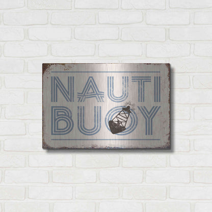 Luxe Metal Art 'Nautibuoy' by JJ Brando, Metal Wall Art,24x16