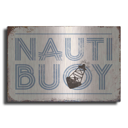 Luxe Metal Art 'Nautibuoy' by JJ Brando, Metal Wall Art