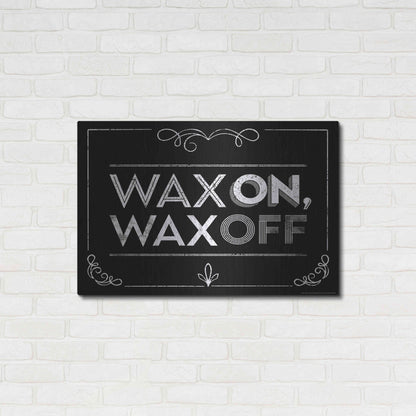 Luxe Metal Art 'Wax On' by JJ Brando, Metal Wall Art,36x24