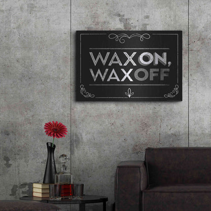 Luxe Metal Art 'Wax On' by JJ Brando, Metal Wall Art,36x24