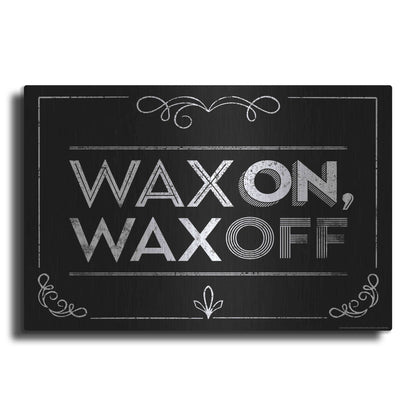 Luxe Metal Art 'Wax On' by JJ Brando, Metal Wall Art