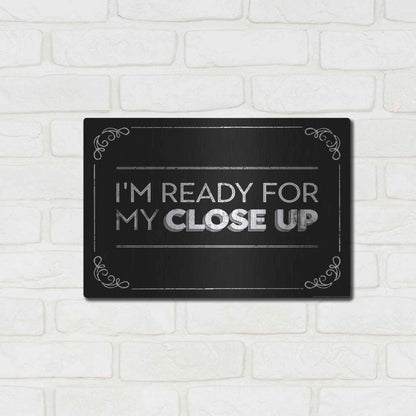 Luxe Metal Art 'Close Up' by JJ Brando, Metal Wall Art,16x12