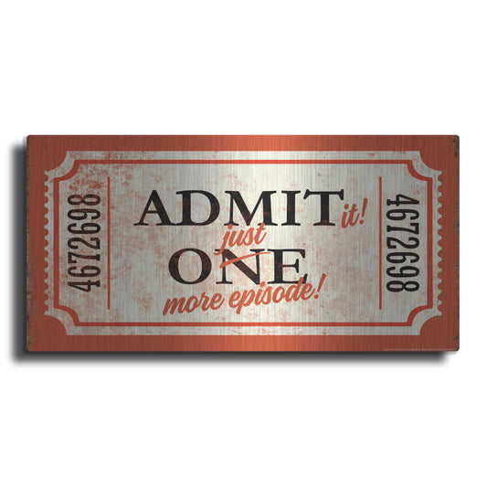 Luxe Metal Art 'Just One More' by JJ Brando, Metal Wall Art