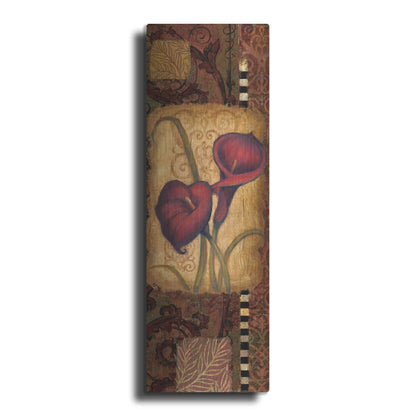 Luxe Metal Art 'Red Lily Two' by Viv Eisner, Metal Wall Art