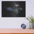 'Stephan's Quintet' by NASA Space Photos – Metal Wall Art, 16x12 room view