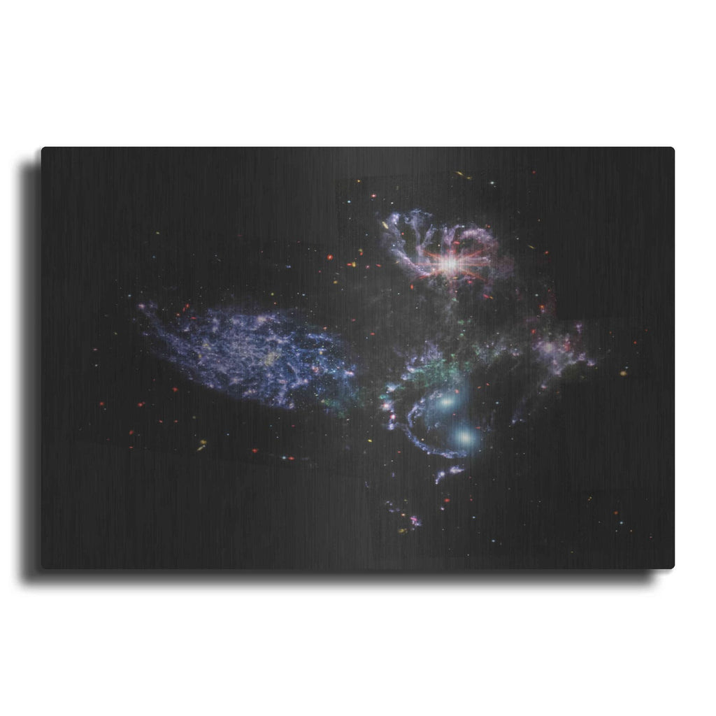 'Stephan's Quintet' by NASA Space Photos – Metal Wall Art
