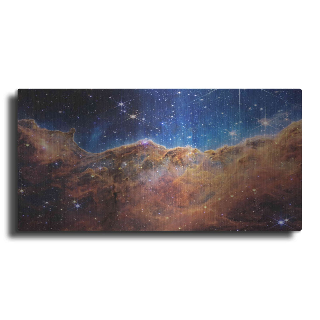 'Cosmic Cliffs 2 in the Carina Nebula' by NASA Space Photos – Metal Wall Art