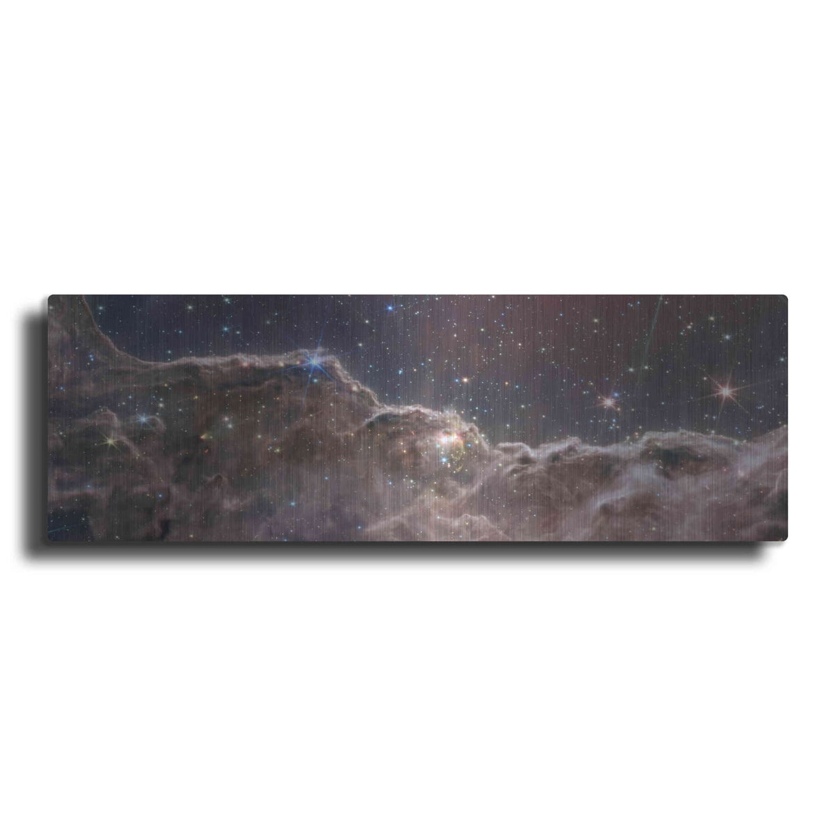 'Cosmic Cliffs in the Carina Nebula' by NASA Space Photos – Metal Wall Art